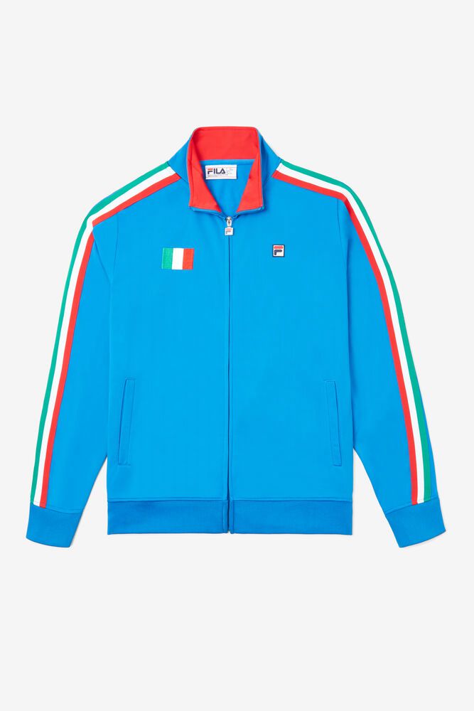 Fila Italy Track Jacket Blue - Mens - 27619JTOA